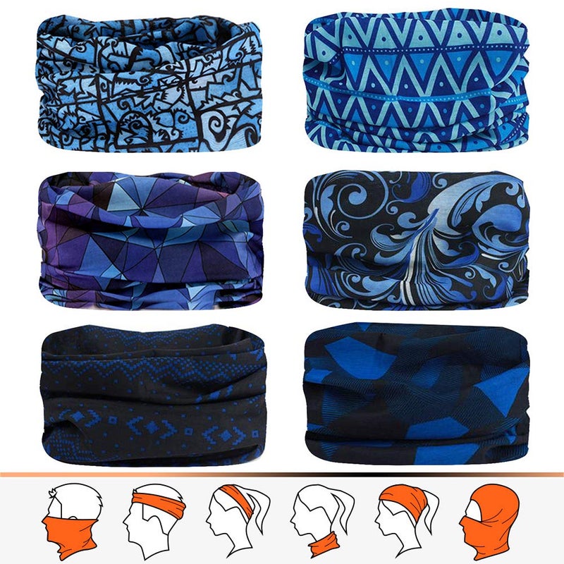 JOEYOUNG Headwear, Bandana, Neck Gaiter Head Wrap Headband Balaclava Magic Scarf - Image 1